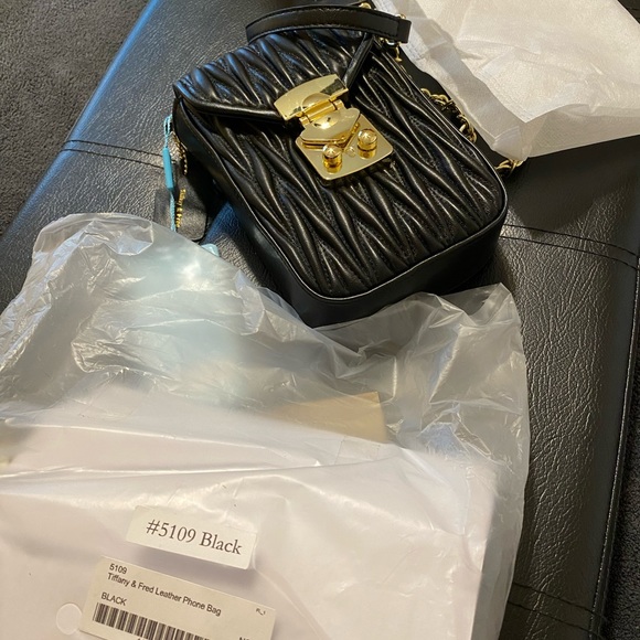 Made in France*Sheepskin Leather Phone Bag 🔥🔥LUXURY!❤️ Go with your Chanel purse - Picture 4 of 12